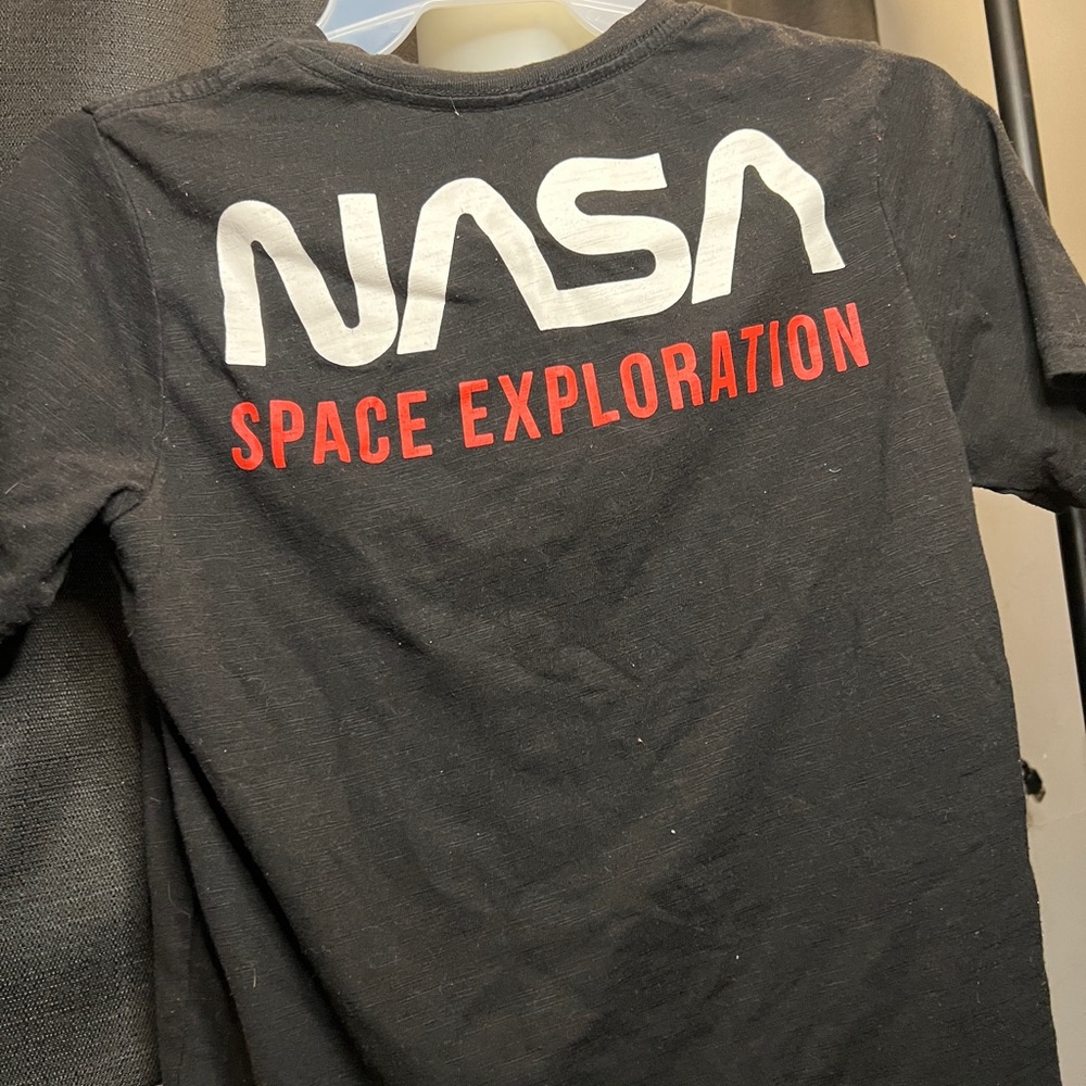 NASA black t-shirt